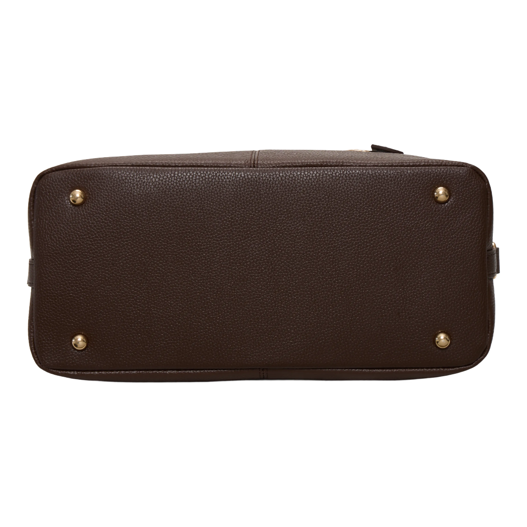 Nevin Genuine Leather Boston Handbag