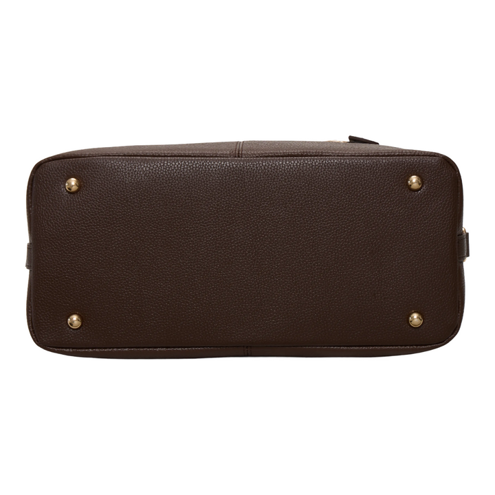 Nevin Genuine Leather Boston Handbag