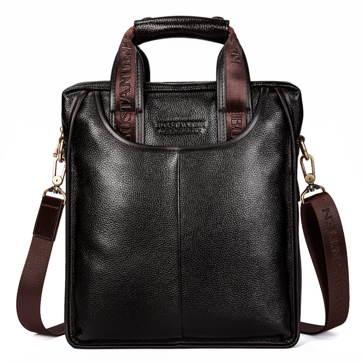 Royal Retro Designer Vertical Leather Crossbody Bag