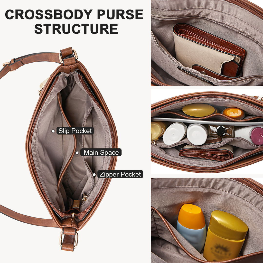 Nola Quilted Trendy Tassel Crossbody Shoulder Bag