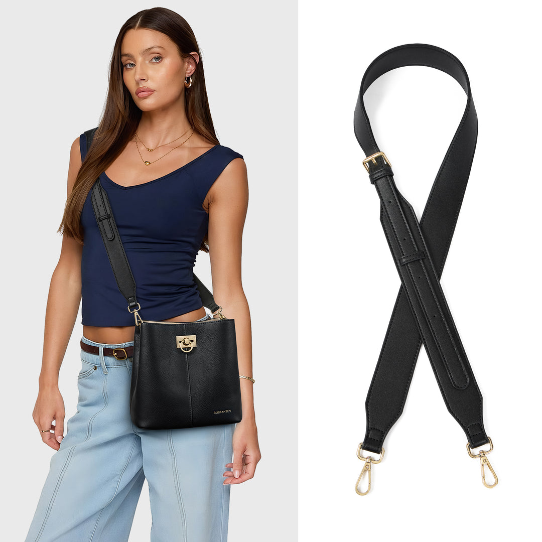 Extra Wide Leather Strap - More Comfortable