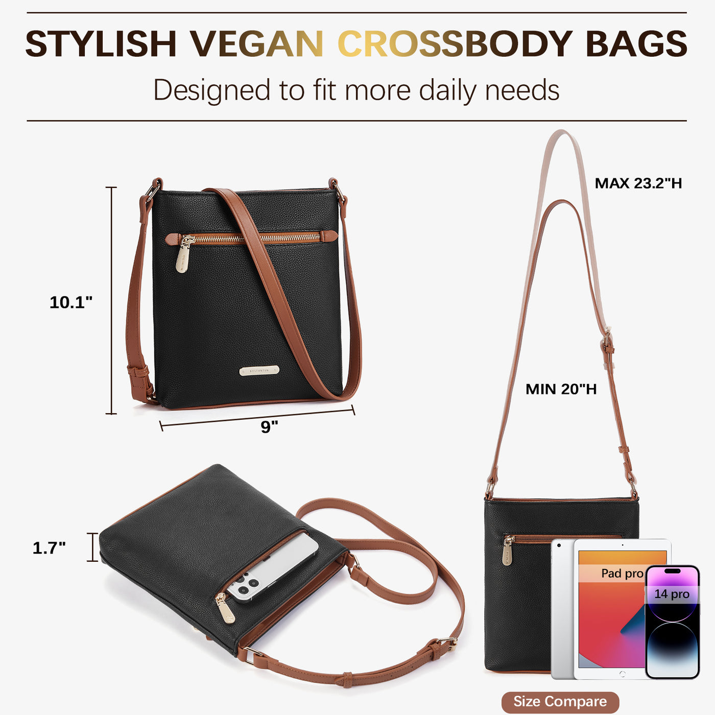 Lotty Keep Your Essentials Secure with a Crossbody Bag with Zipper