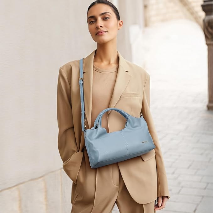 Nevin Genuine Leather Satchel Tote