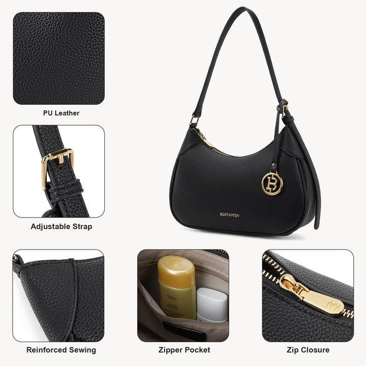 KWELI Trendy Crescent Women Shoulder Bag