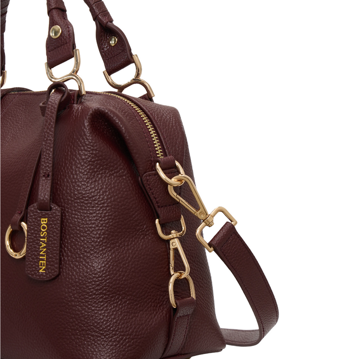 Nevin Genuine Leather Boston Handbag