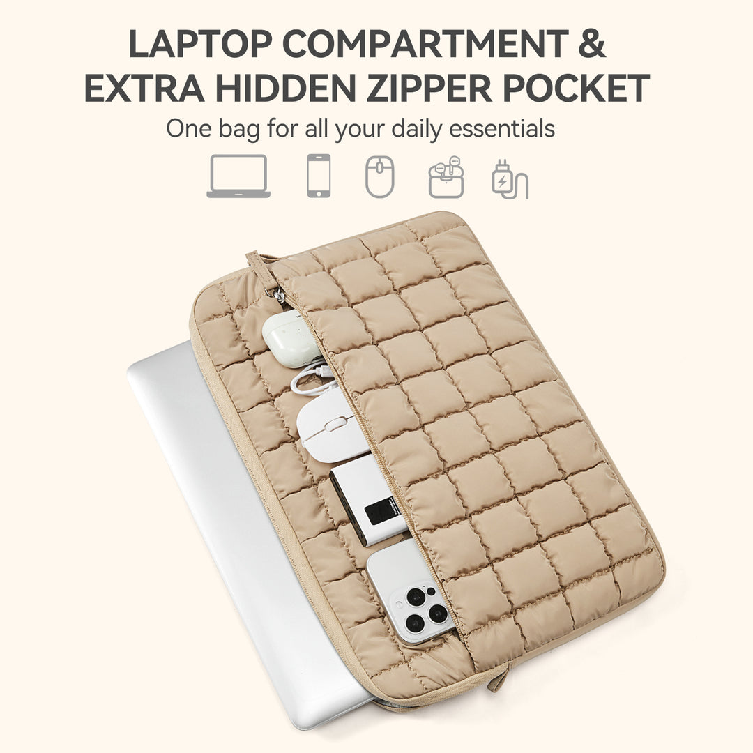 Protective Case Quilted Puffy Laptop Sleeve – BOSTANTEN