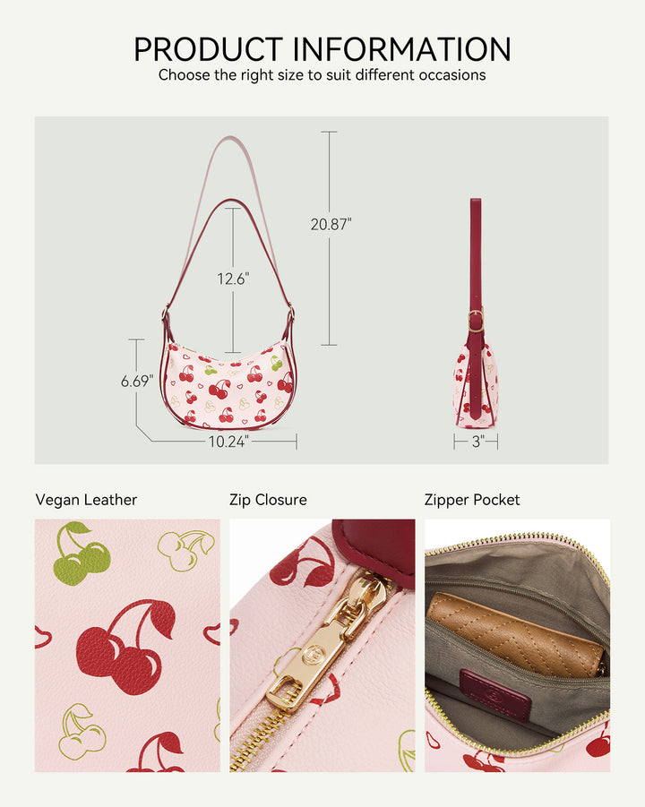 KWELI – Halbmond-Umhängetasche aus gewebtem Leder 