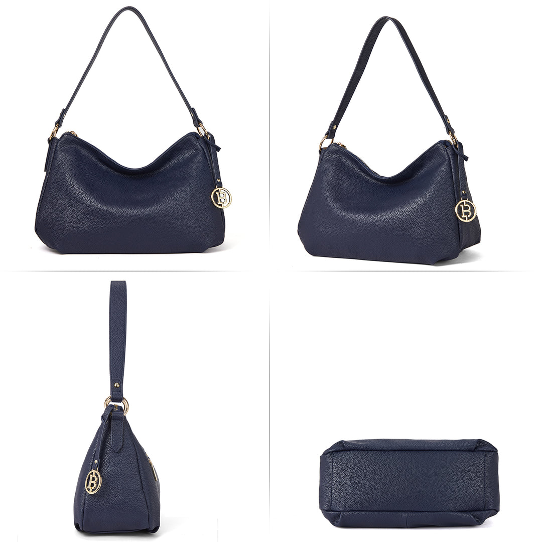 BOSTANTEN Purses for Women Leather Shoulder Bags Designer Ladies Hobo Handbags Pocketbooks