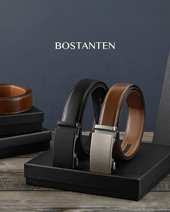 bostanten men's leather ratchet dress belt Amazon.com: BOSTANTEN Mens Belt Leather Ratchet Belt For Men Dress and Casual with Adjustable Buckle, Trim to Fit : Clothing, Shoes & Jewelry