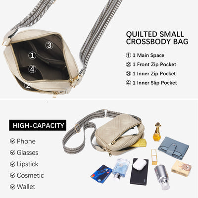 Nola Small Metallic Crossbody Bag