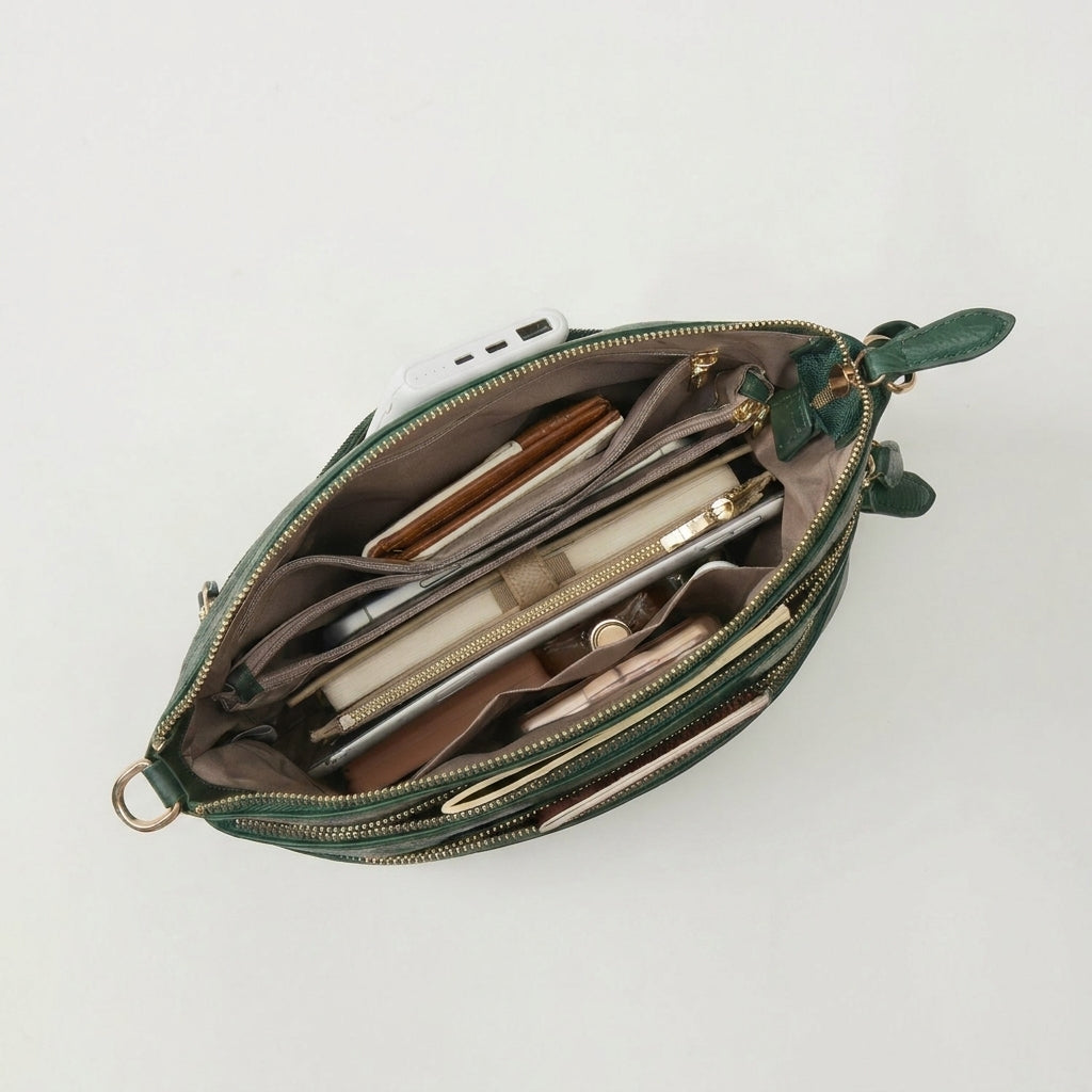 The Triple Pebbled Dome - Full Grain Leather