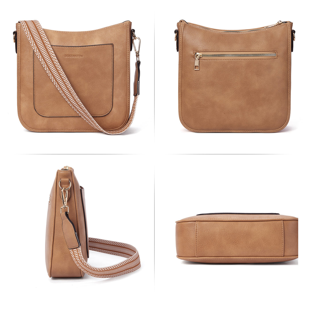 Lotty Floral Embroidered Leather Tote with Shoulder Strap