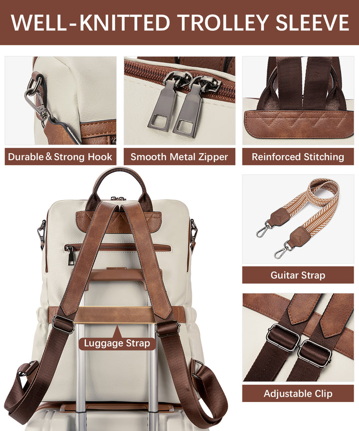 Nombongo Large Convertible Backpack Travel Bag - Two Sizes