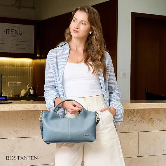 Nevin Genuine Leather Satchel Tote