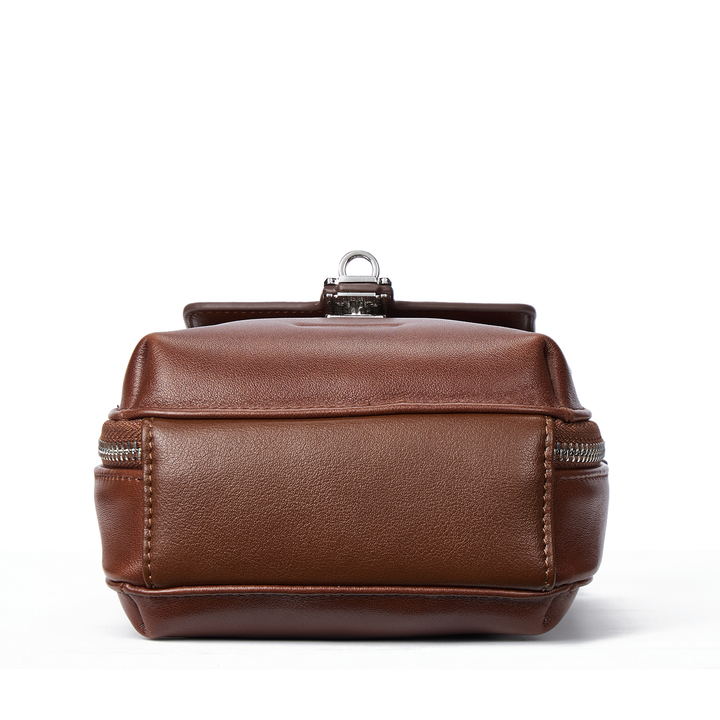 Nevin Vegetable-Tanned Genuine Leather Crossbody Phone Bag