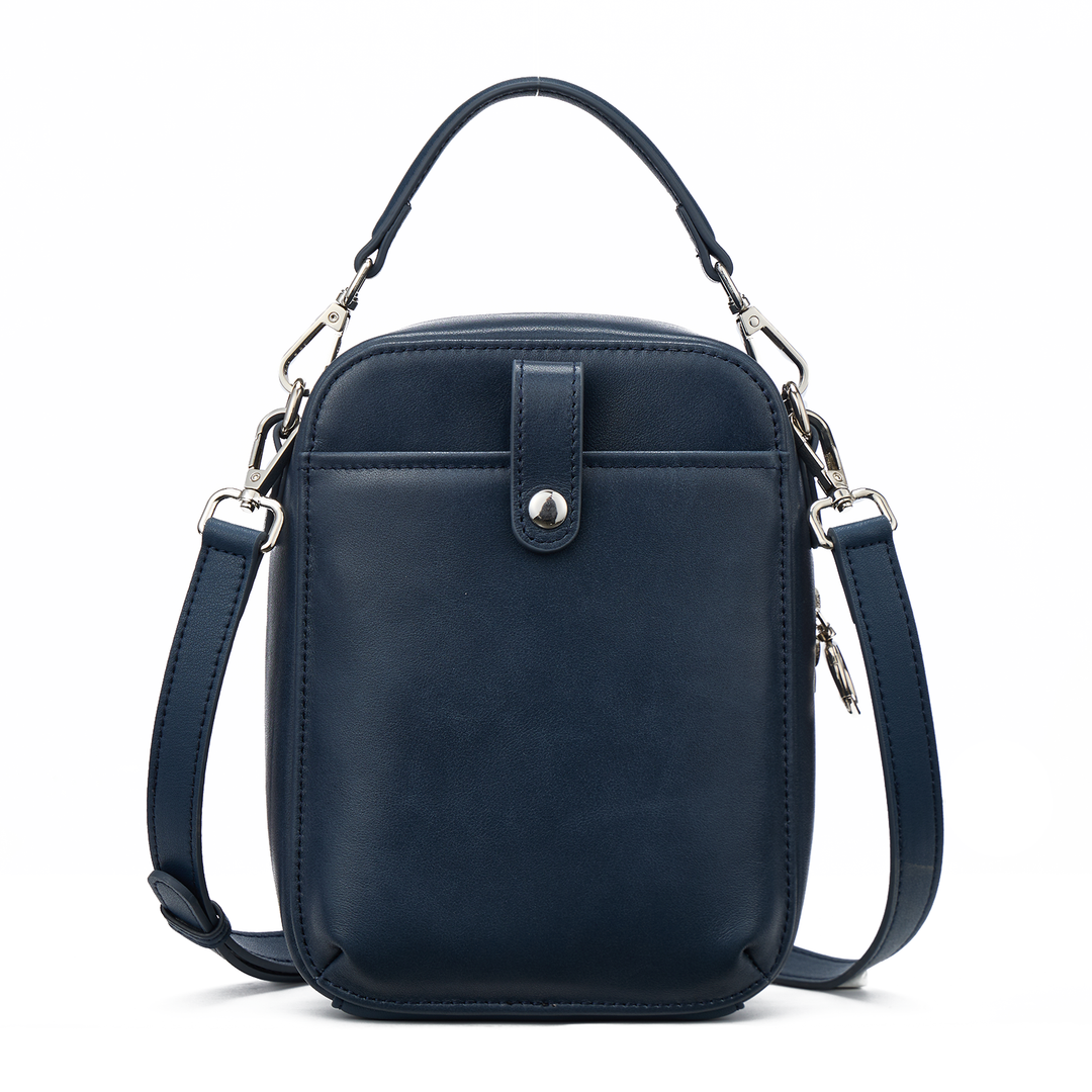 Nevin Vegetable-Tanned Genuine Leather Crossbody Phone Bag