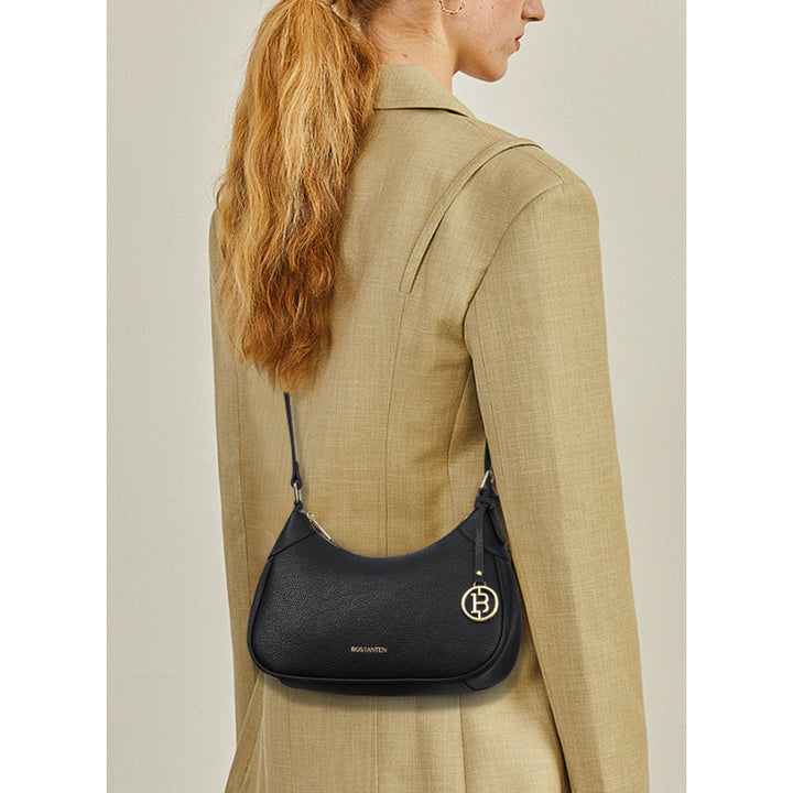 KWELI Trendy Crescent Women Shoulder Bag