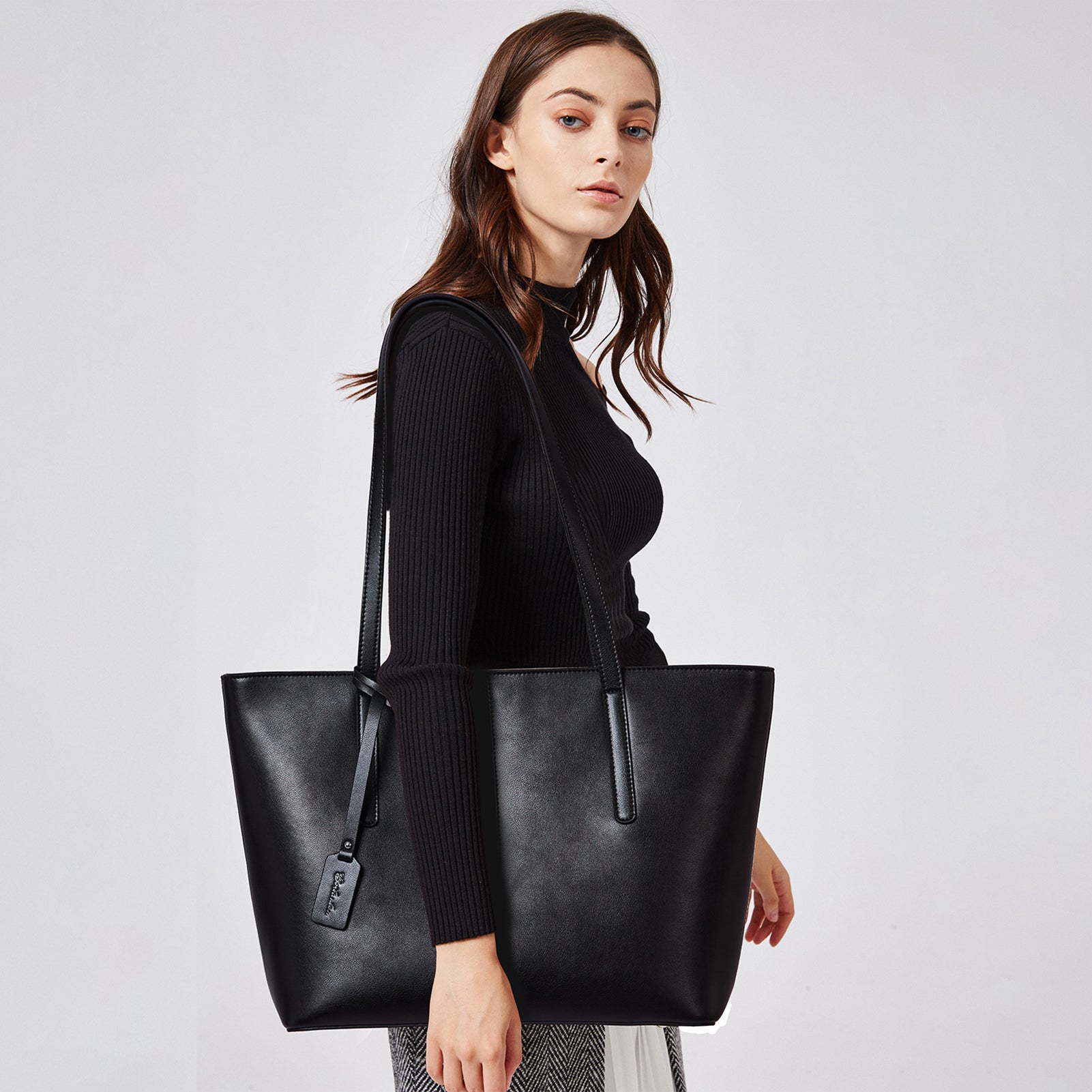 Buy ToLFE Womens Purses and Handbags Shoulder Bags Ladies Designer Top  Handle Satchel Tote Bag (Black) at Amazon.in