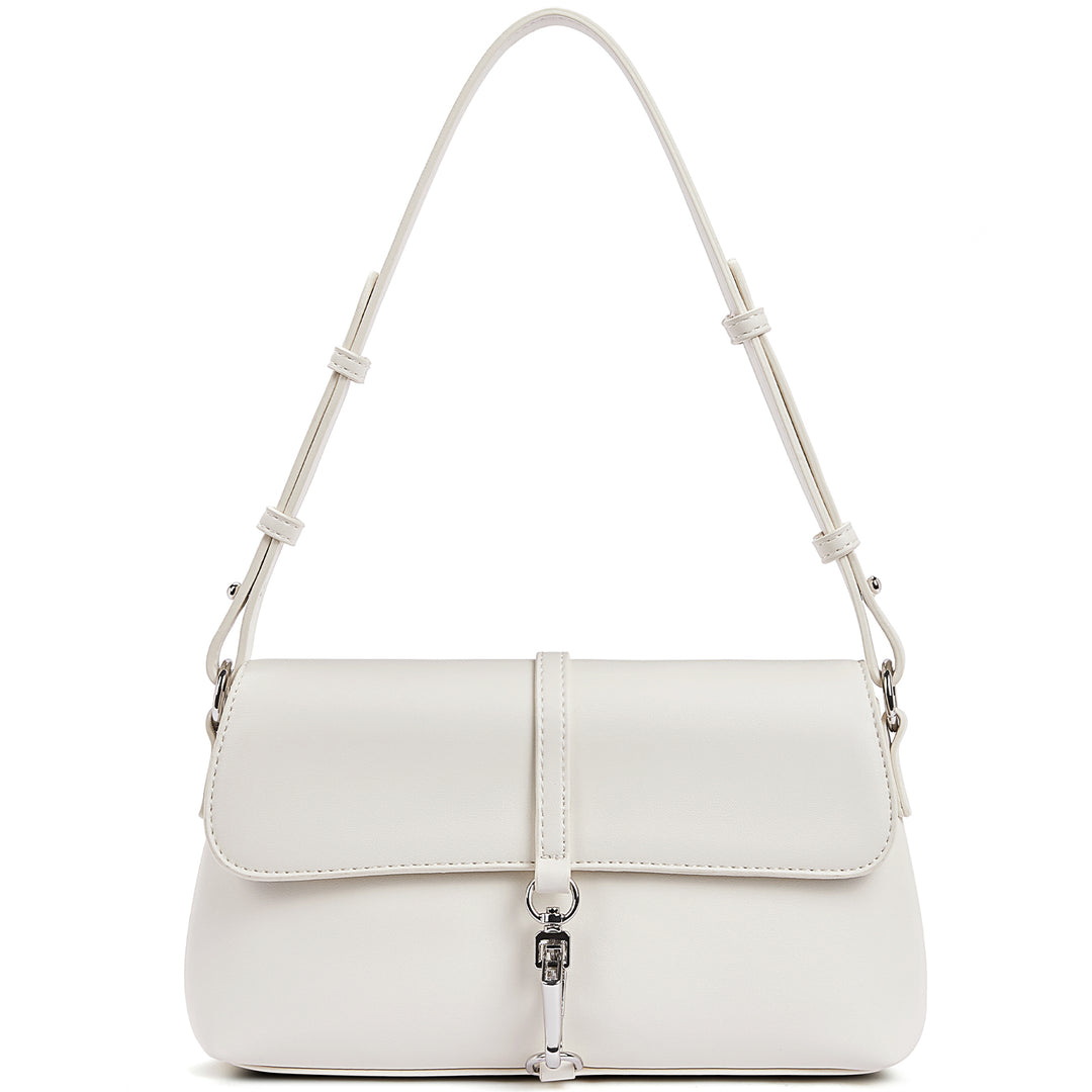 KWELI Chic Saddle Clasp Shoulder Bag