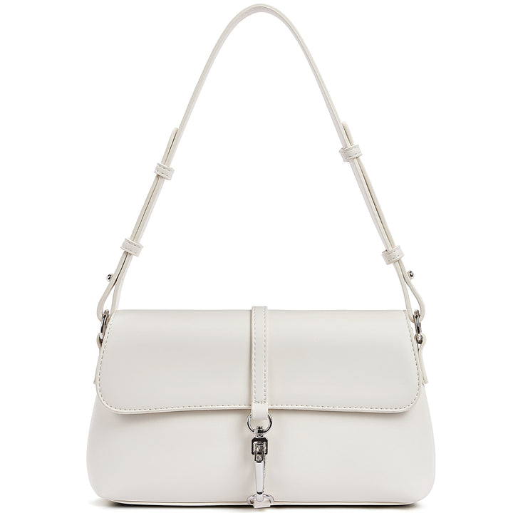 KWELI Chic Saddle Clasp Shoulder Bag