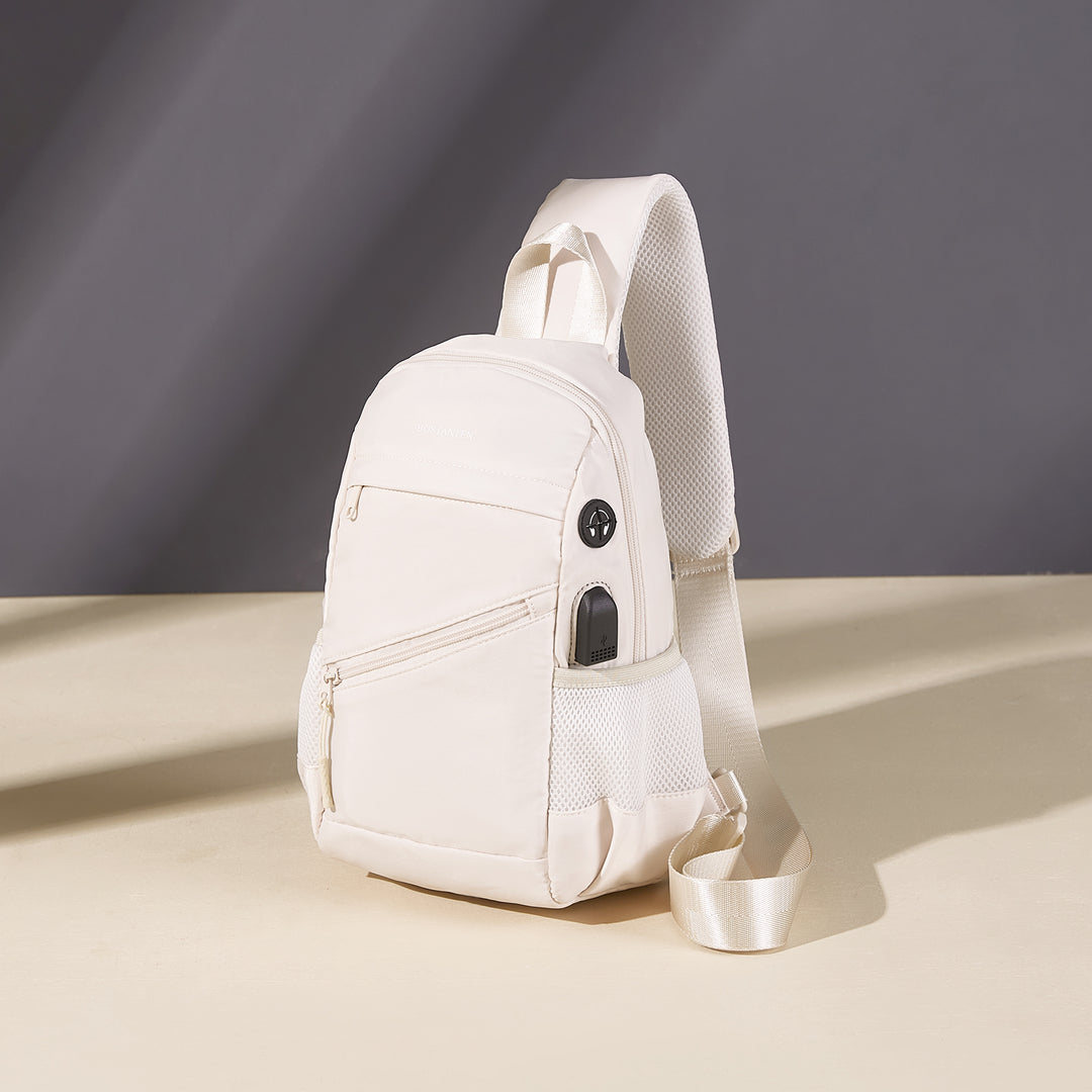crossbody mini small travel sling bags backpack Crossbody Sling Bag with USB Charging Port