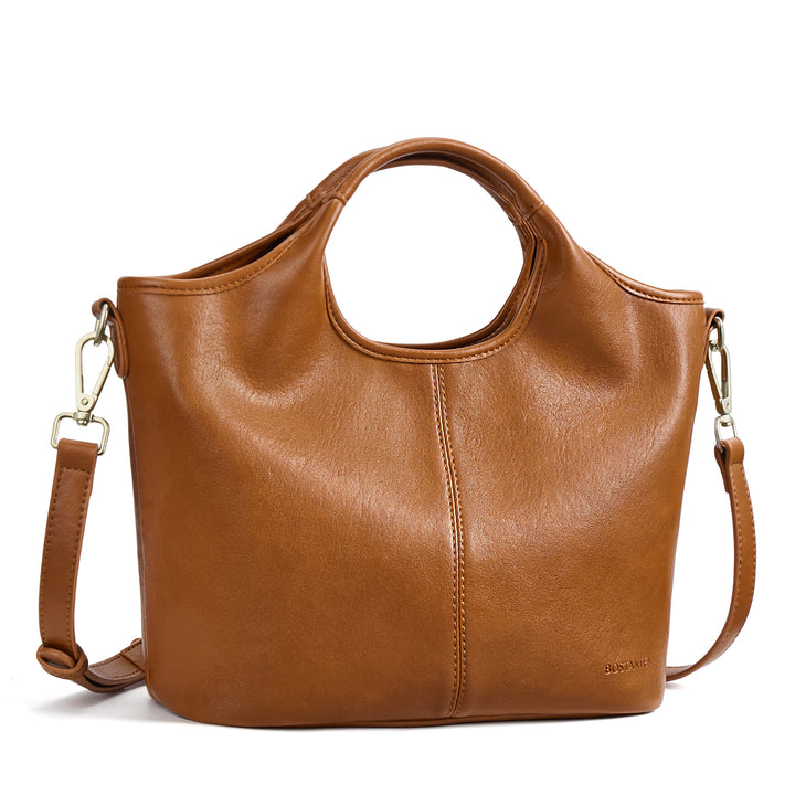 Nevin Vegan Leather Daily Tote Satchel