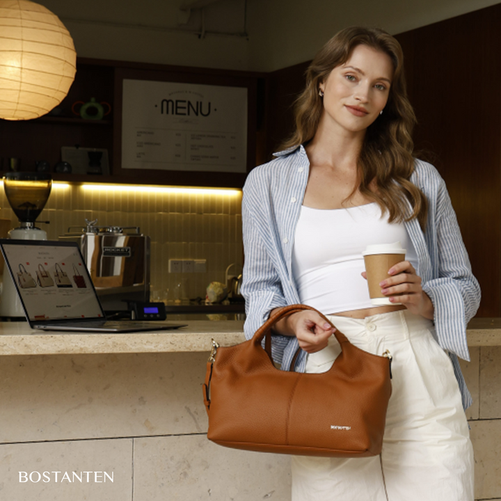 Nevin Genuine Leather Satchel Tote