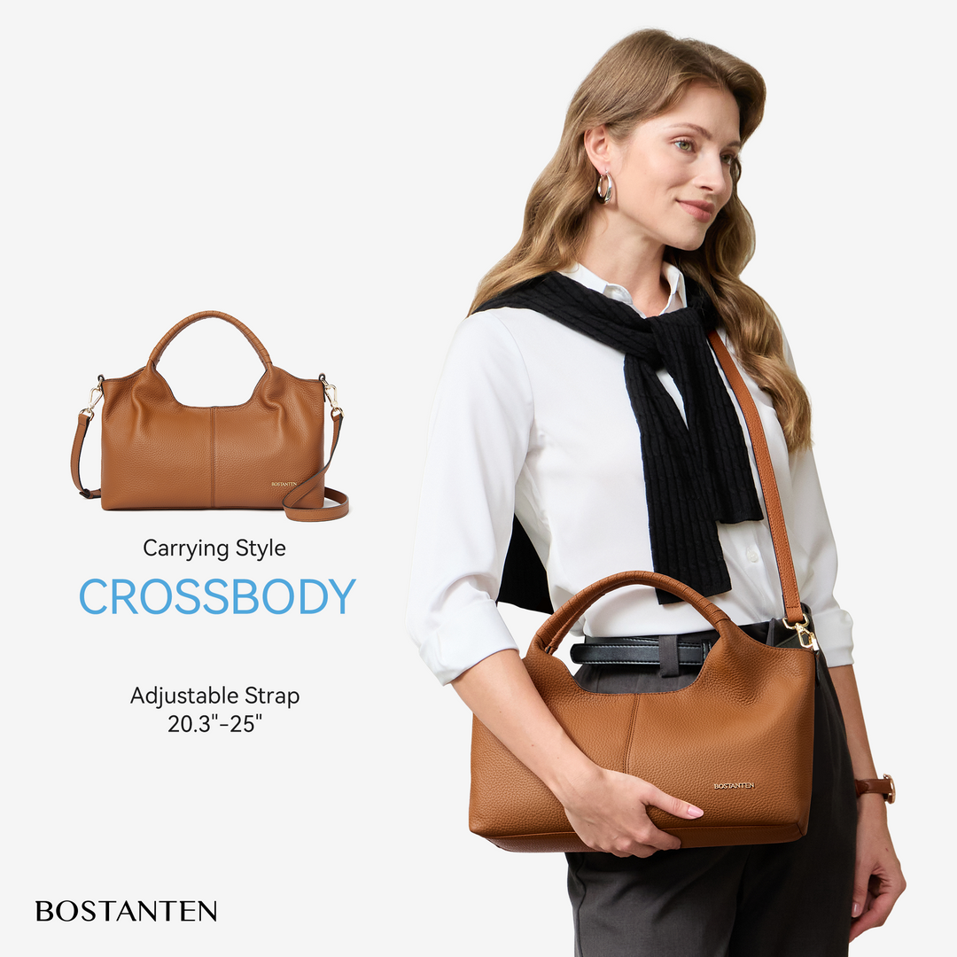 Nevin Genuine Leather Satchel Tote