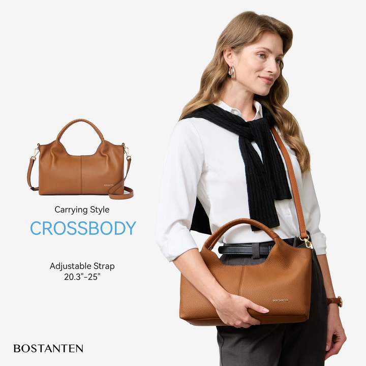 Nevin Genuine Leather Satchel Tote