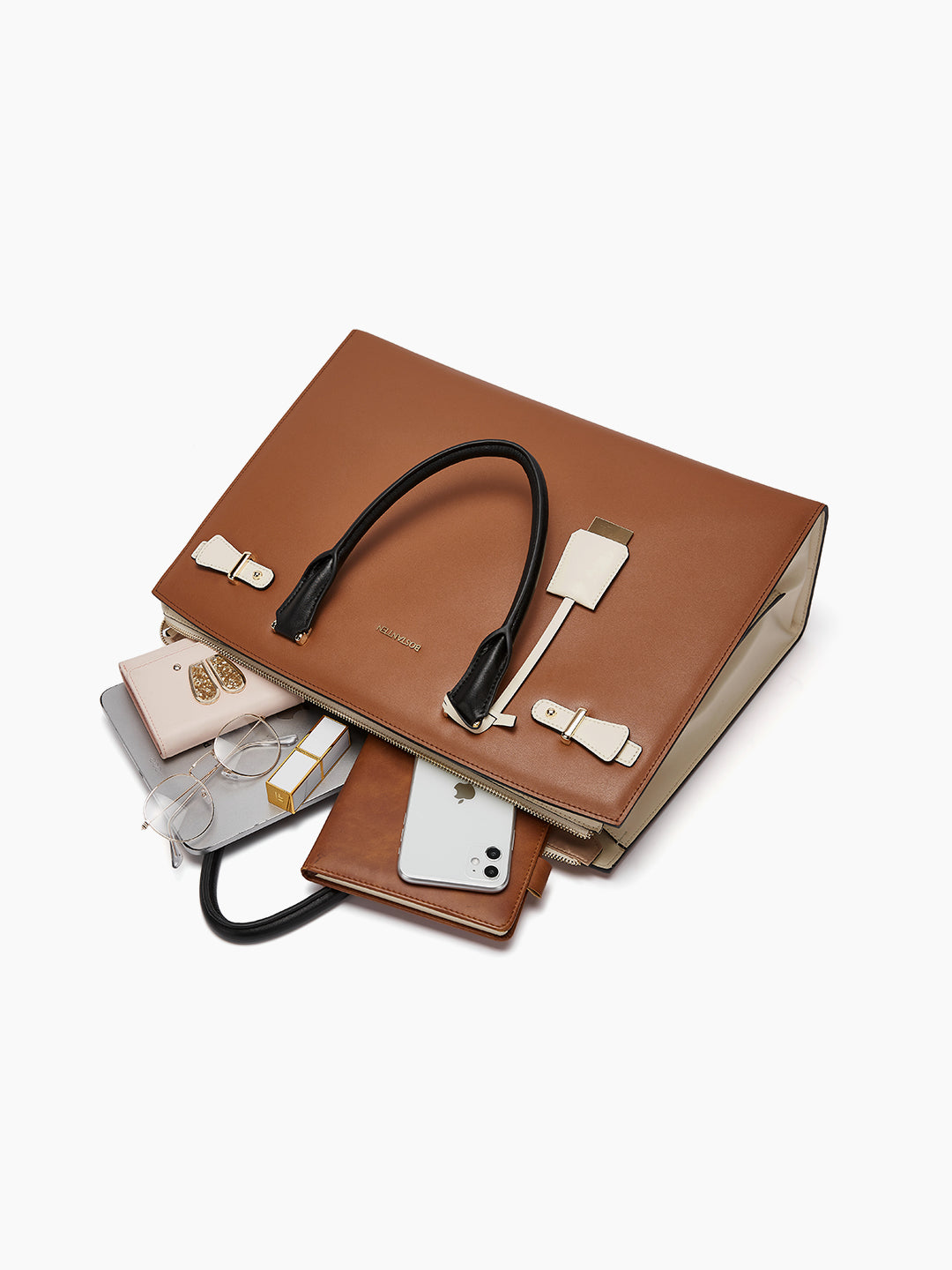 Mizuki Classic Leather Briefcase