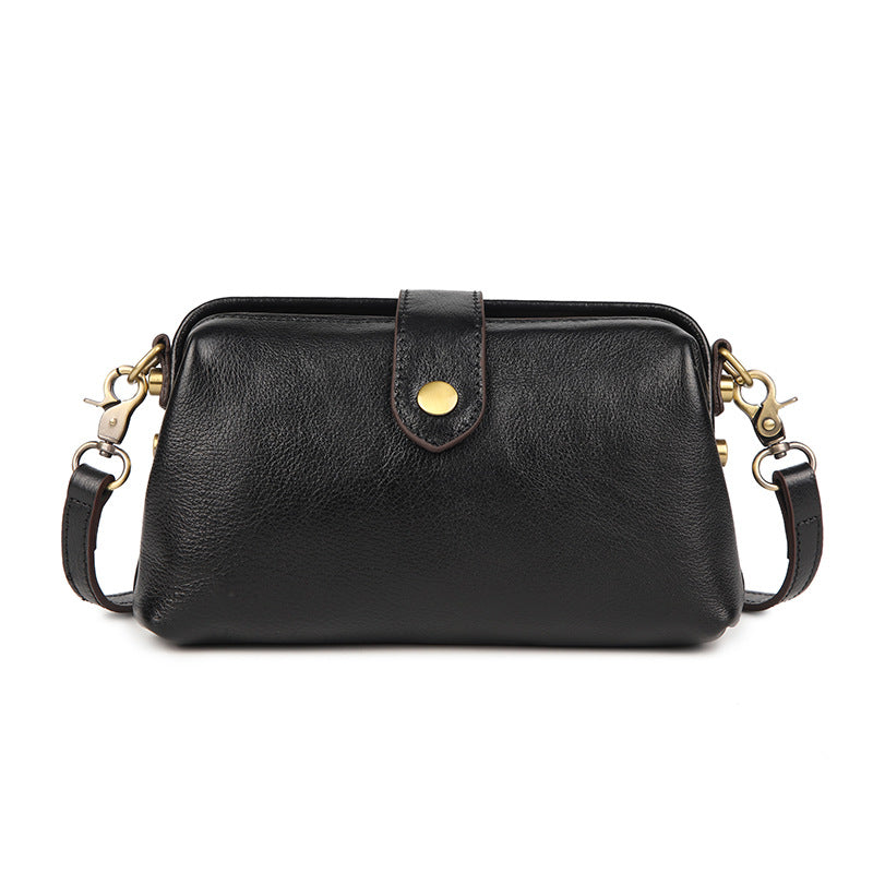 Vintage Mini Doctor Bag - Genuine Leather