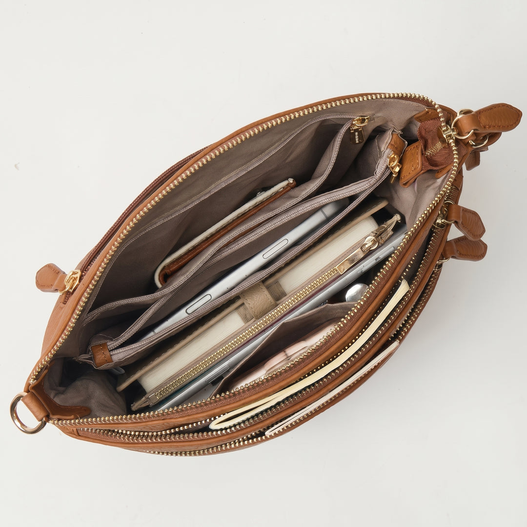 The Triple Pebbled Dome - Full Grain Leather