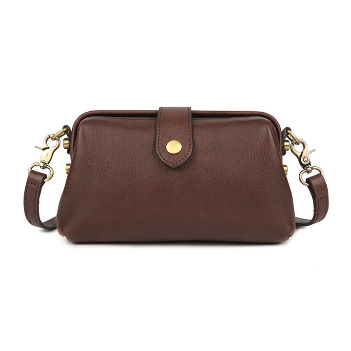 Vintage Mini Doctor Bag - Genuine Leather