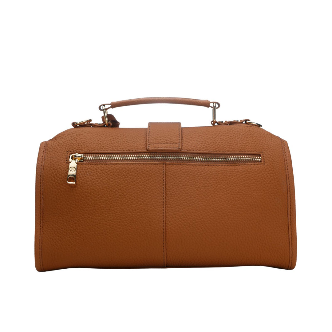Timeless Grace Doctor Bag - Full Grain Pebble Leather
