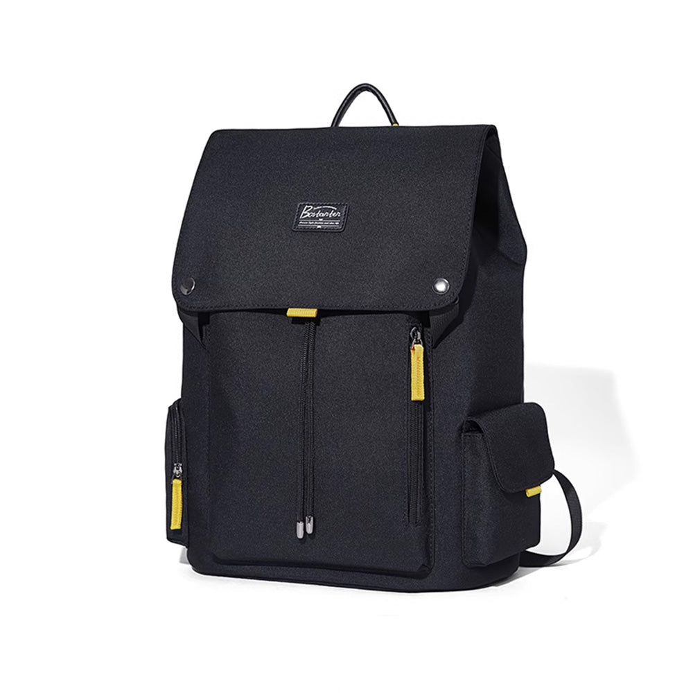 black canvas laptop backpack Bostanten Laptop Backpack Lightweight Waterproof-Computer Business Backpack for Commuting Travel Hiking, Black / 15 Inch