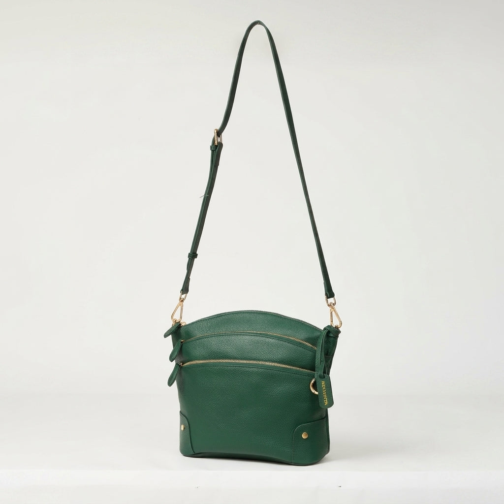 The Triple Pebbled Dome - Full Grain Leather