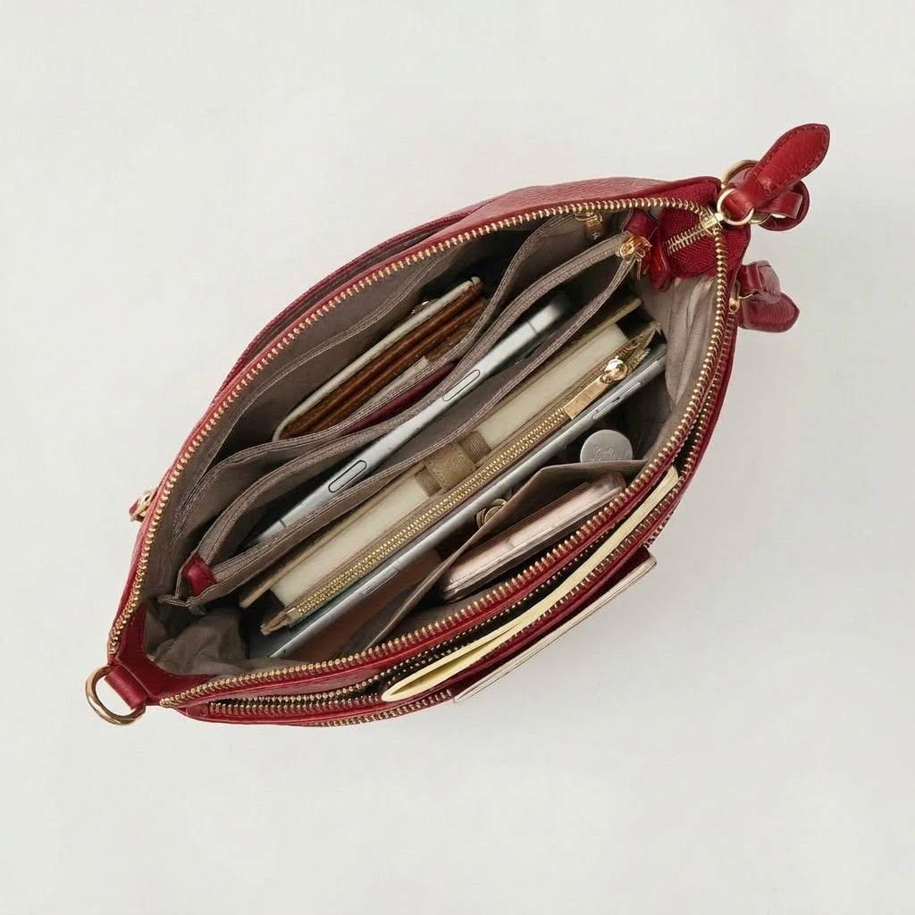 The Triple Pebbled Dome - Full Grain Leather