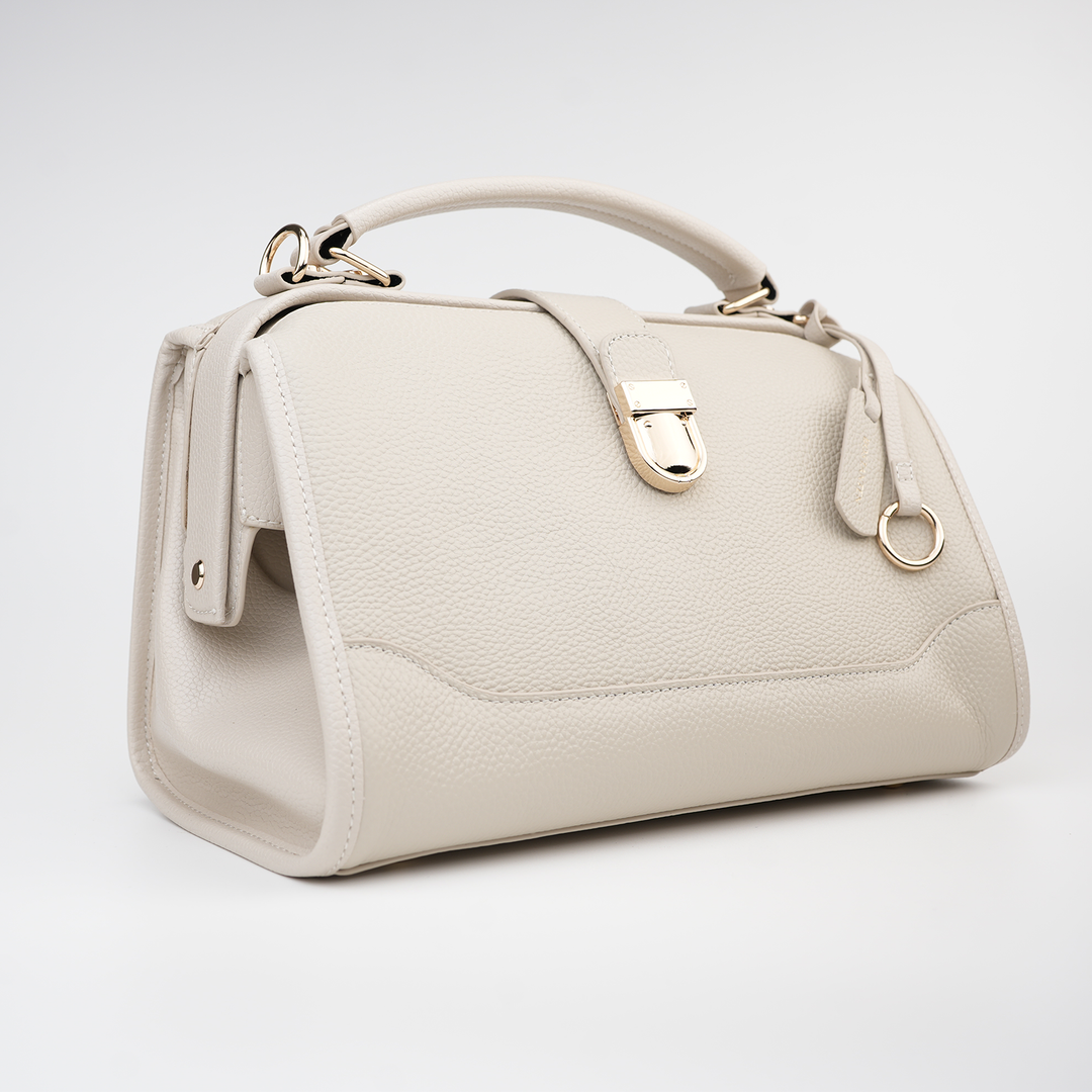 Timeless Grace Doctor Bag - Full Grain Pebble Leather