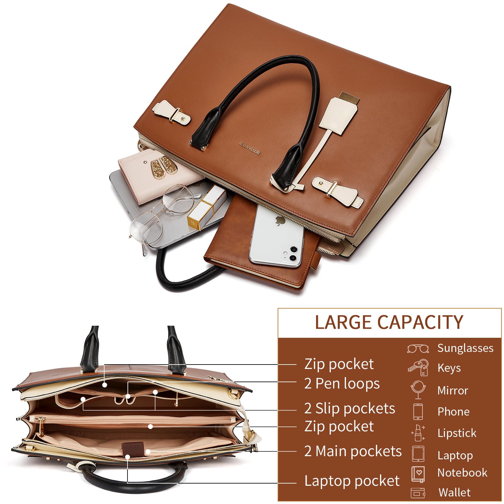 Mizuki Classic Briefcase — Bostanten – BOSTANTEN