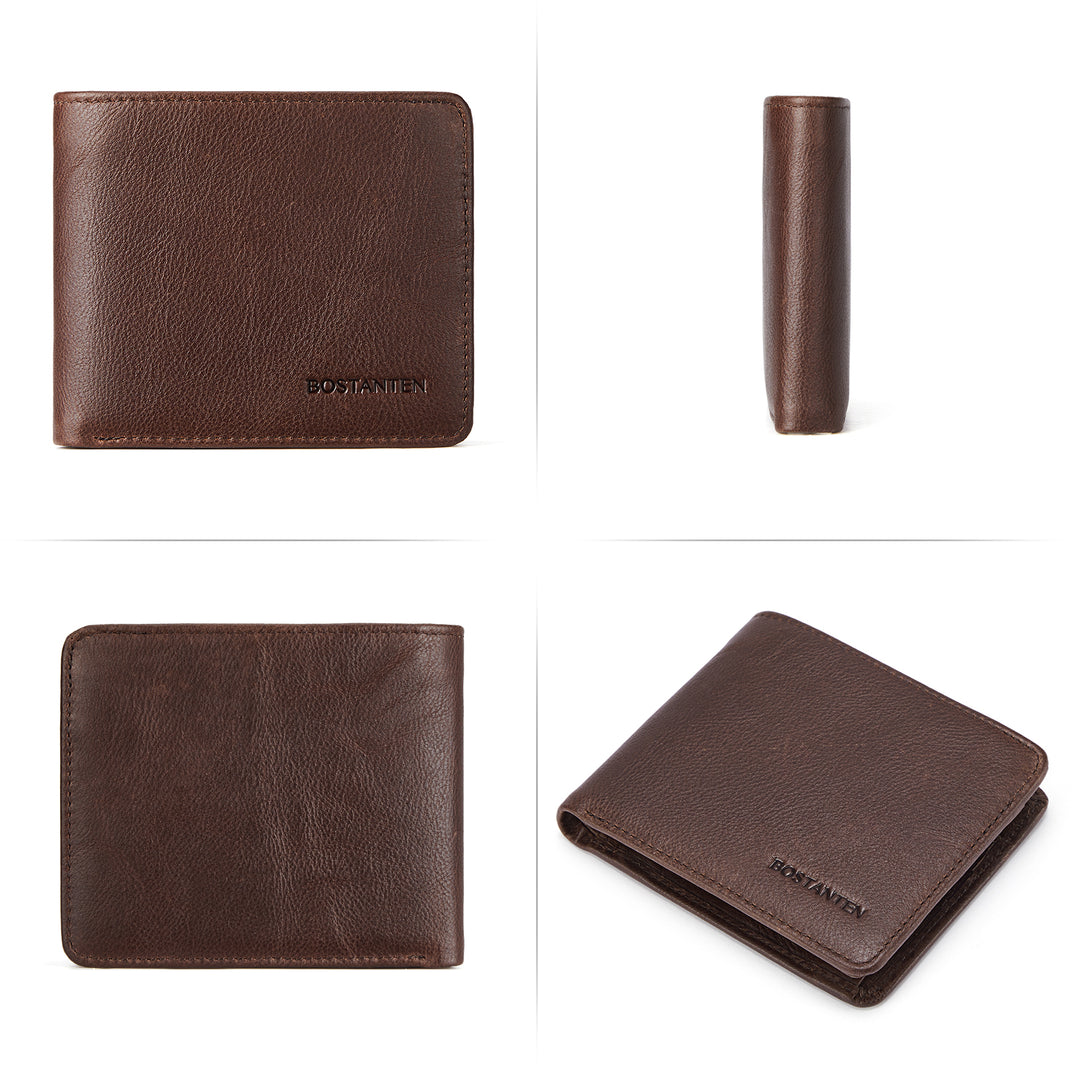 Rozenn RFID Leather Wallet For Men —— Slim
