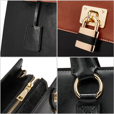 Machk Vintage Style Leather Briefcase — Bostanten – BOSTANTEN
