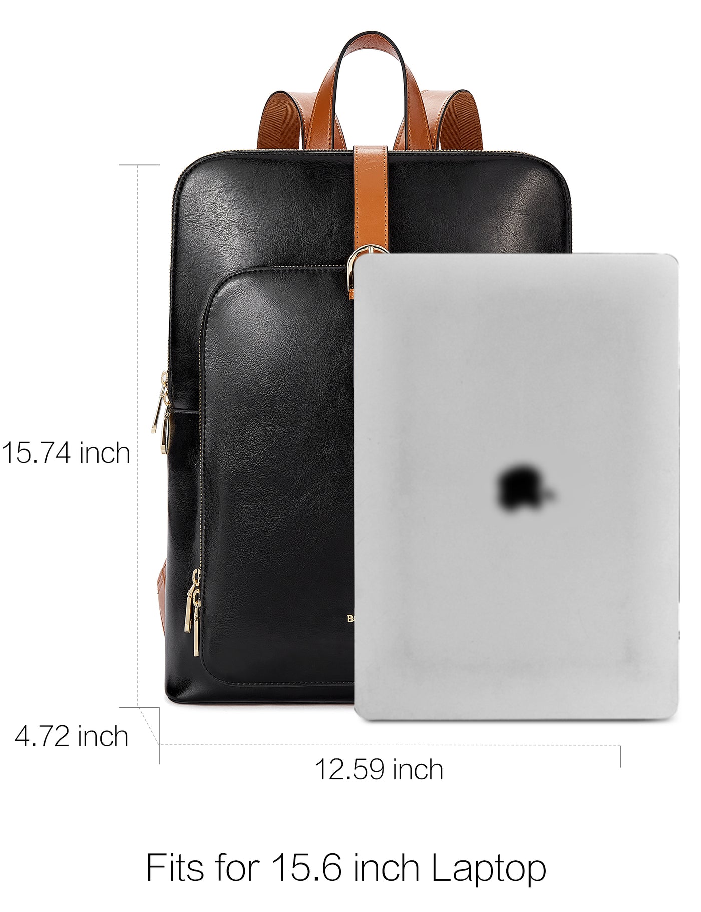 Vrba Leather Backpacks with Laptop Compartments for Women