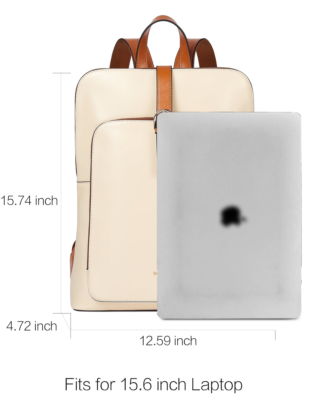 Vrba Leather Backpacks with Laptop Compartments for Women