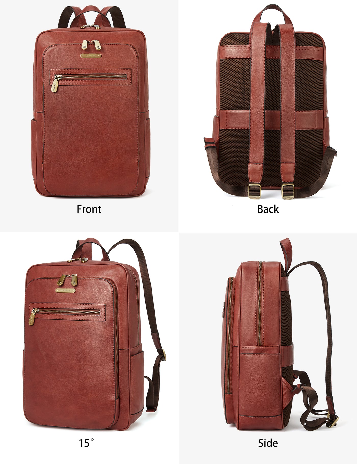 Luxury Italian Leather Backpack for Men
