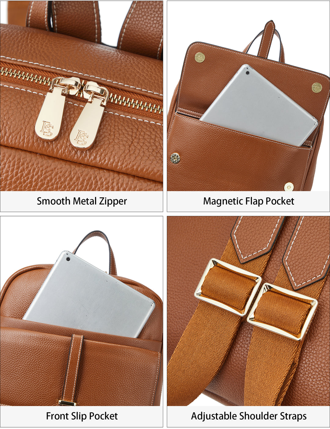 Vallis Women's Professional Leather Computer Bag Bostanten