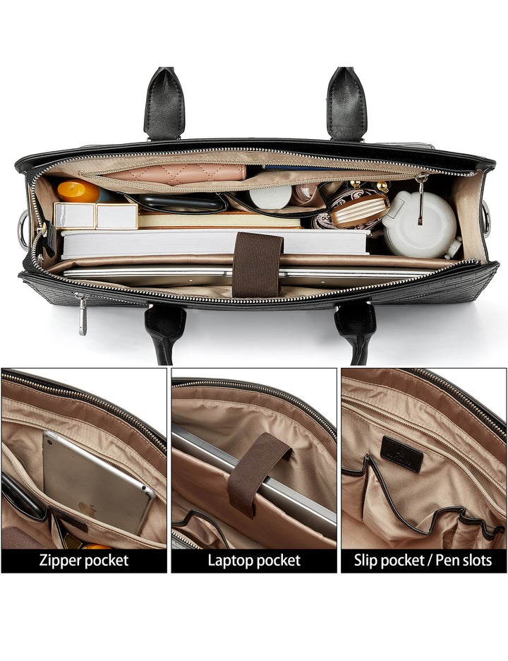 Mizuki Briefcase With Shoulder Strap — Security - BOSTANTEN