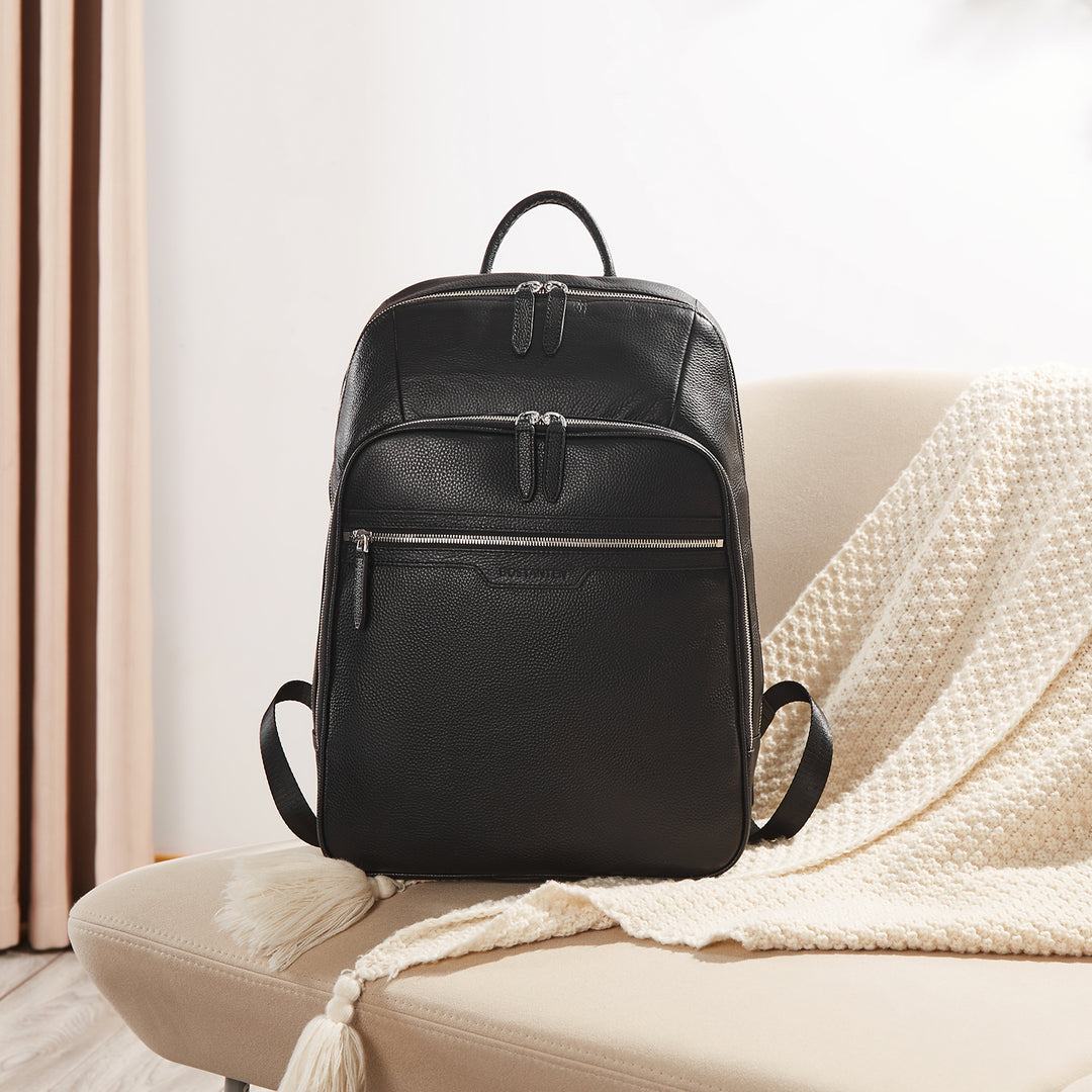 Nombongo 15.6 Laptop Leather Bag — Comfortable - BOSTANTEN