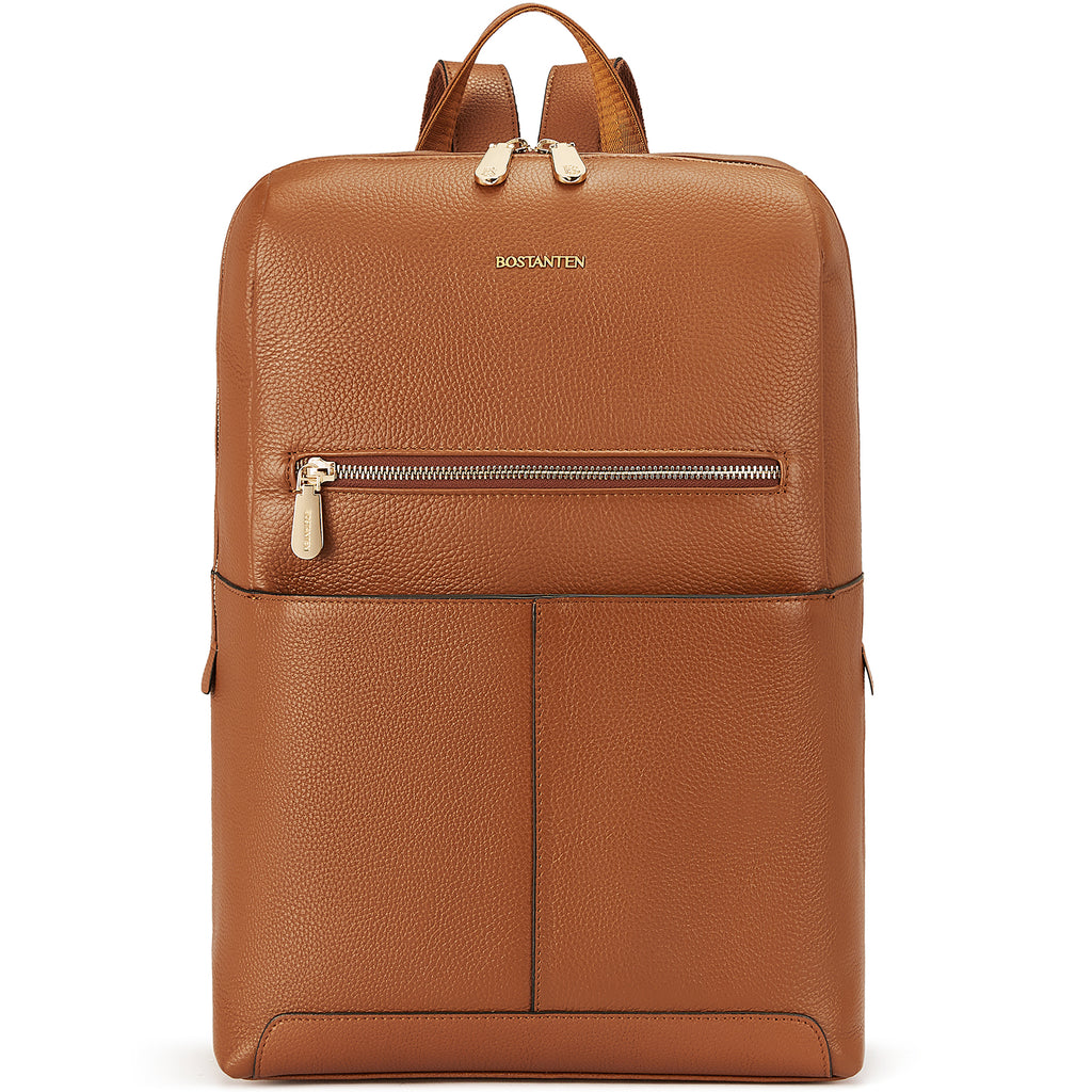 destin faux leather backpack Women's Multi-Pocket Leather Backpack