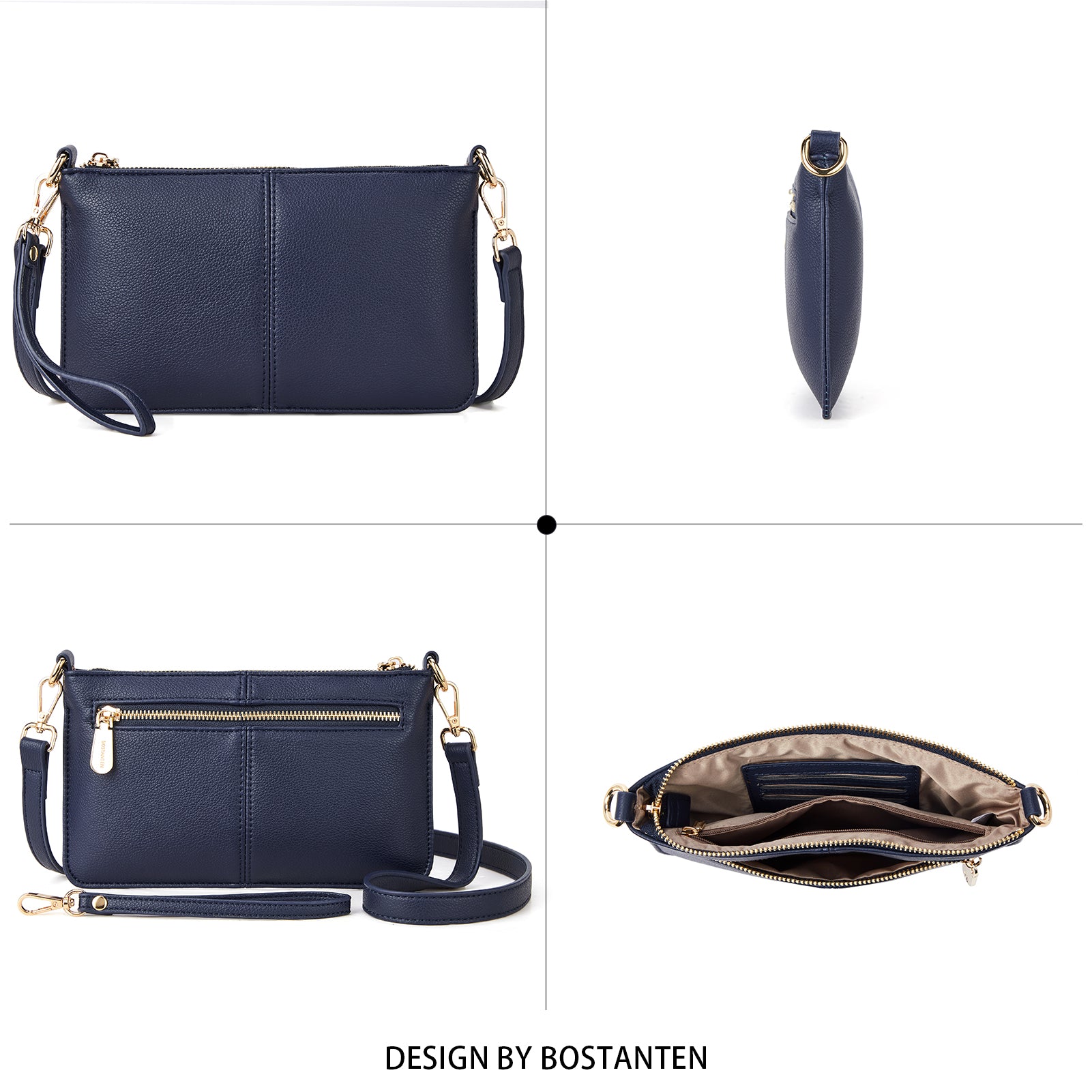 Vegan Leather Envelope Clutch Purse - Chic and Sustainable