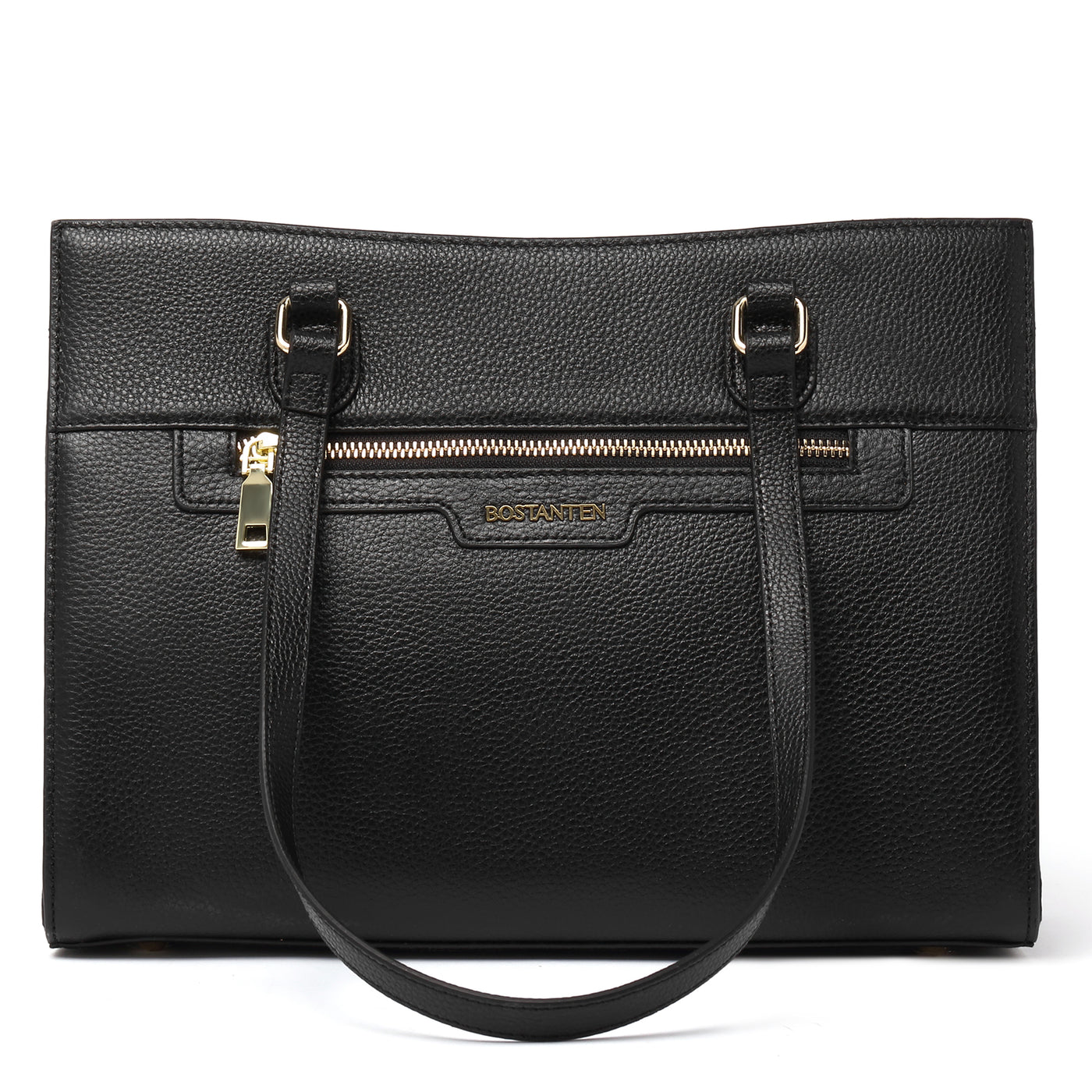BOSTANTEN Women Leather Handbags Designer Satchel Purses Work Top Handle Shoulder Tote Bag for Travel Daily - BOSTANTEN